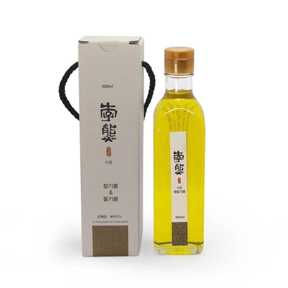 [Lee Woong Foods] 100% Korean raw perilla oil, Lee Woong Perilla oil, 300ml_ Made in Korea